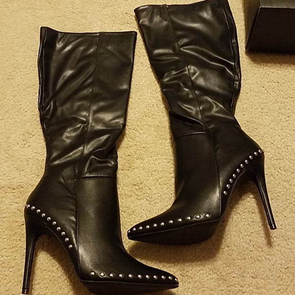 fashion nova silver boots